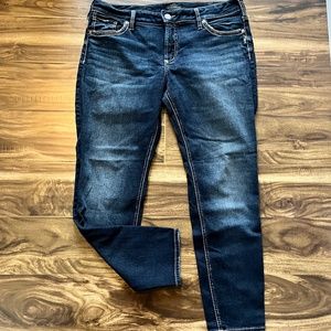 EUC Women's Silver Jeans Suki Skinny, 34x27